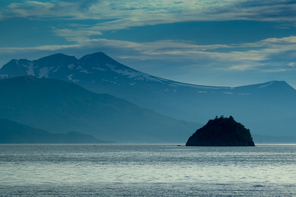 Kleine Insel im Langfjord