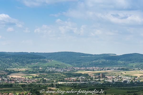 Ausblick auf Weinstadt