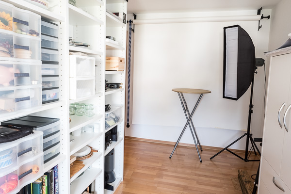 Neugestaltung Mini-Fotostudio und Arbeitszimmer