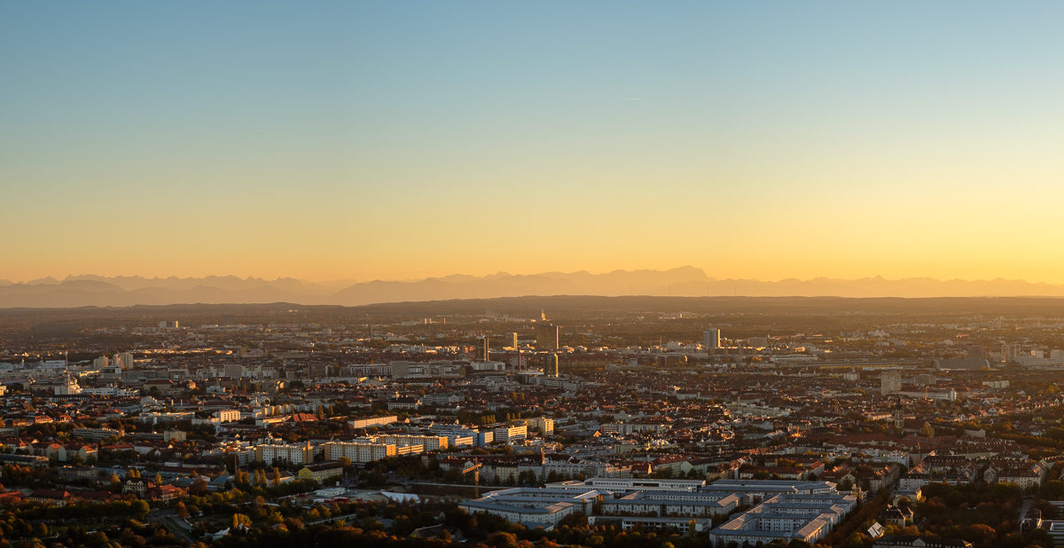 München Panorama vom Fensehturm